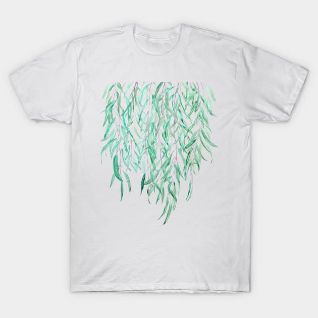 green eucalyptus arts T-Shirt by colorandcolor
